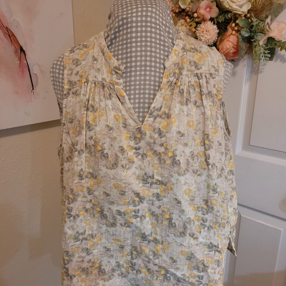 CASLON Linen tank XXL